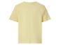 Lichtgeel heren T-shirt met korte mouwen, achterkant