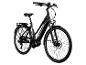 Zwarte Zündapp X400 elektrische fiets met bagagedrager en verlichting.