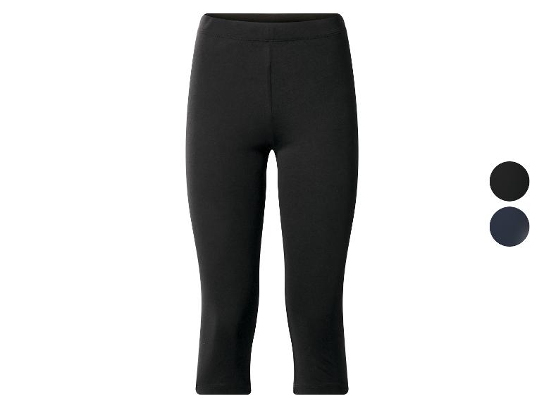 Dames capri broek in zwart en marineblauw