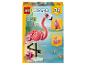 LEGO Creator 3-in-1 flamingo-, papegaai- en visset met 288 onderdelen.