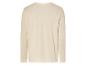 Een lichtbeige longsleeve T-shirt.