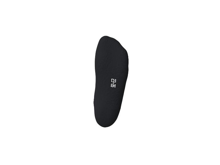 Zwarte schoenzool met maatopdruk 23-26.