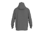 Grijze hoodie met capuchon, achterkant