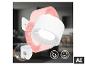 Witte en roze flexibele LED-stripverlichting met magnetische bevestiging en bewegingssensor