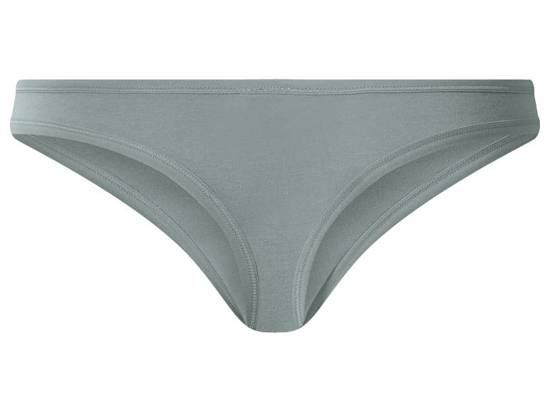 Eenvoudige lichtgroene high-waist dames slip