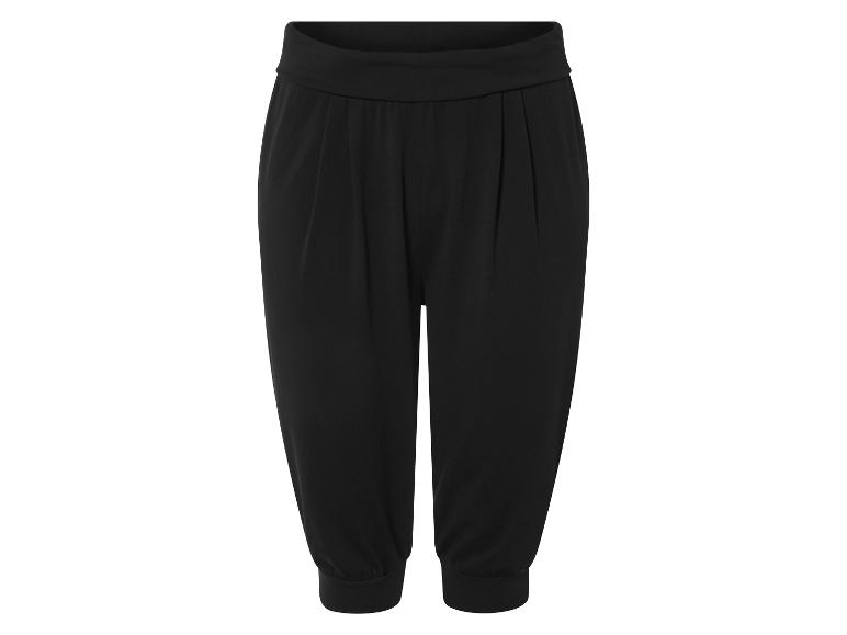 Zwarte wijde broek, casual stijl.