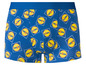 Blauwe boxershorts met het Lidl-logo.