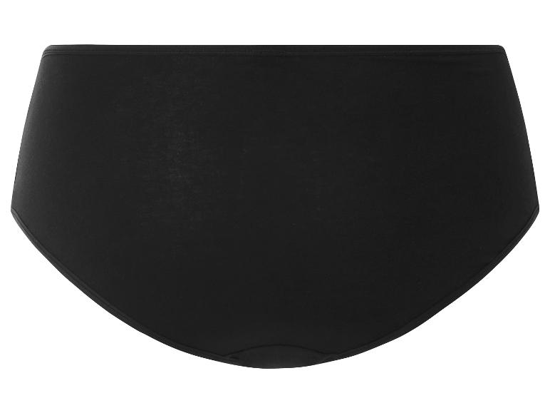 Hoge zwarte katoenen slip.