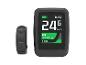 E-bike display en bedieningseenheid met snelheids-, kilometerteller- en modusweergave.