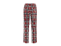 Rode geruite pyjamabroek