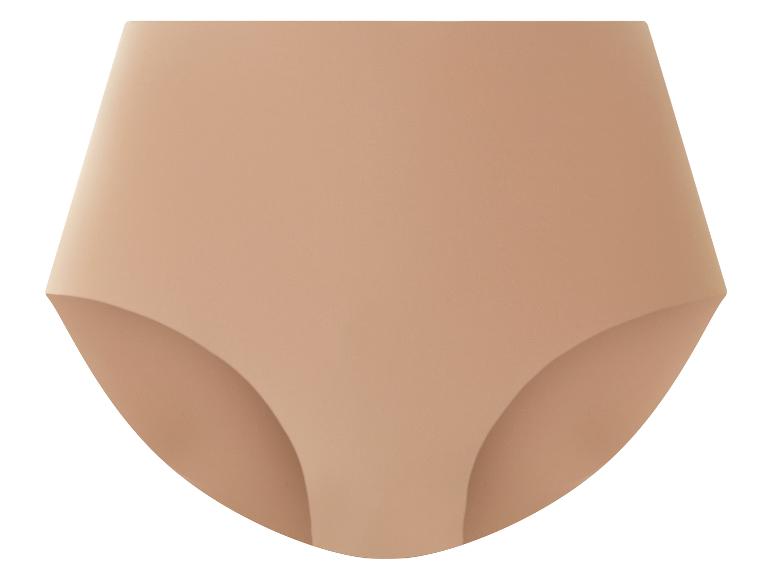 Beige hoge taille slip.
