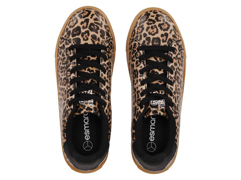Sneakers met luipaardprint en zwarte veters, merk Esmara