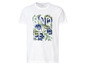 Wit T-shirt met 'Endless Paradise' print met bloemenmotief.