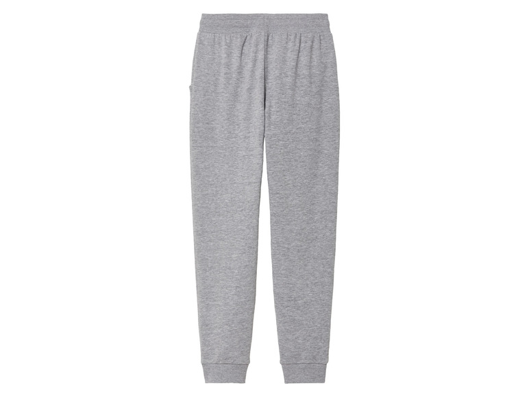 Grijze joggingbroek met elastische tailleband.