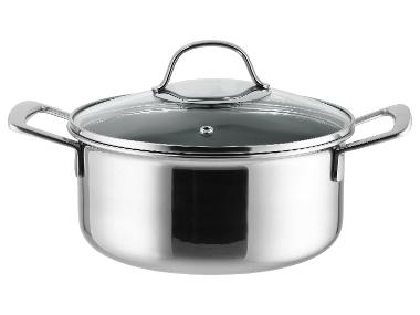 SILVERCREST® RVS kookpan Ø20 cm - 3-laags