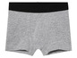 Grijze onderbroek met zwarte tailleband.