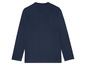 Een donkerblauwe longsleeve.