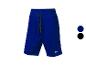 Blauwe sport shorts met trekkoord.