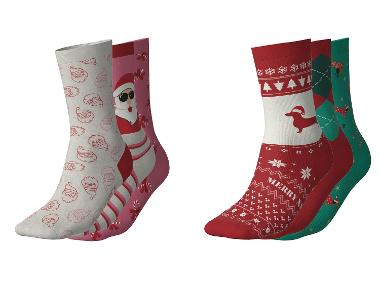 esmara® 3 Paar dames kerstsokken