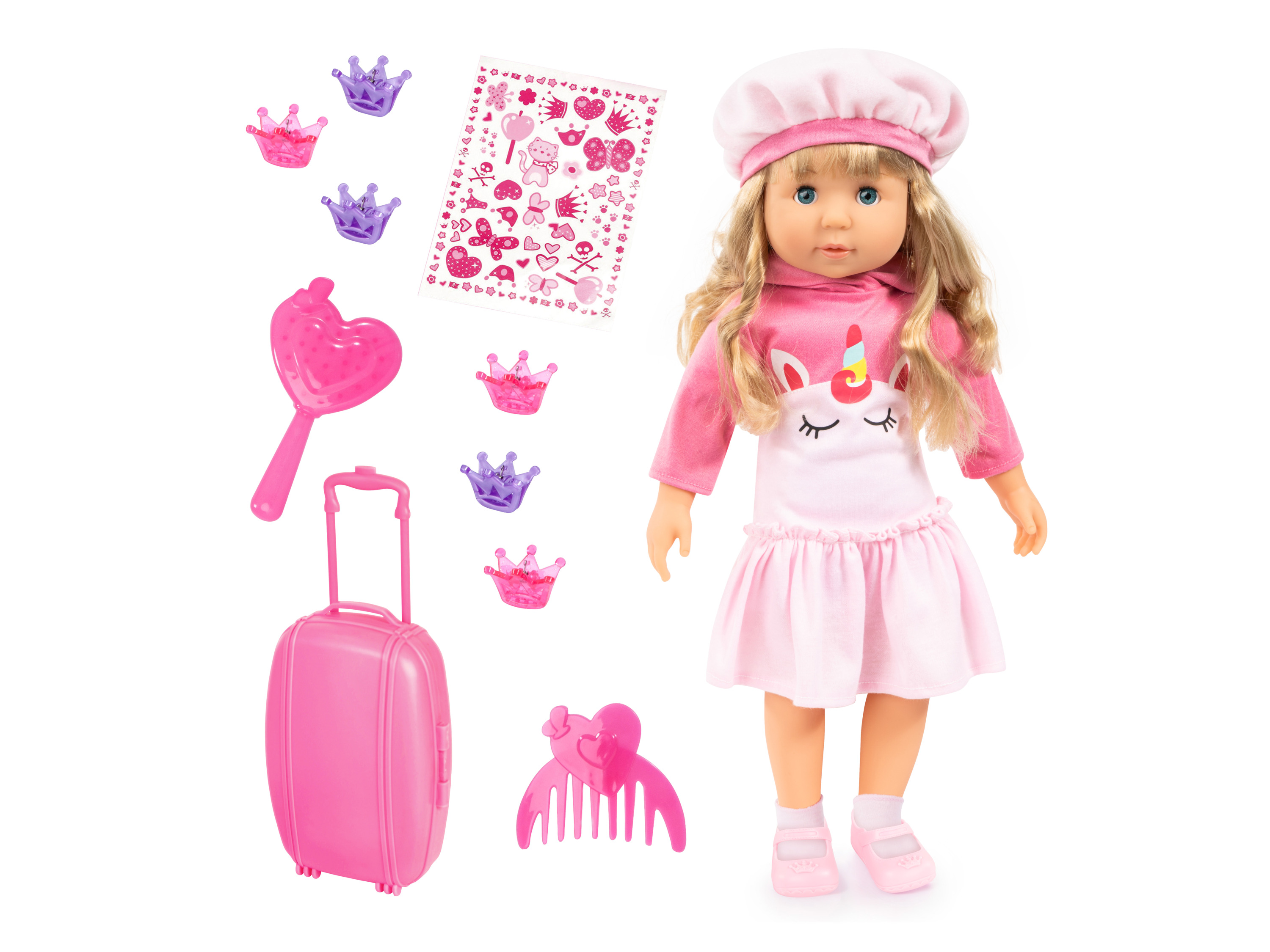 BAYER DESIGN Functiepop Charlene Kiss & Love (Eenhoorn)