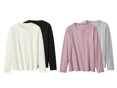 esmara® Set van 2 dames shirts met lange mouwen