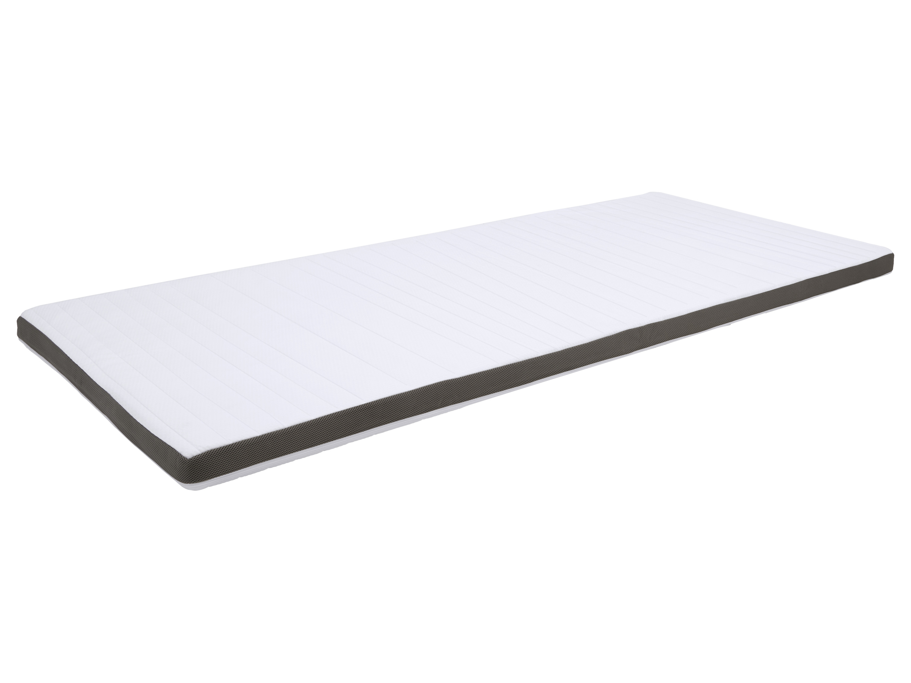 LIVARNO Omkeerbare matras topper met gelschuim en hybrideschuim, 90 x 200 cm
