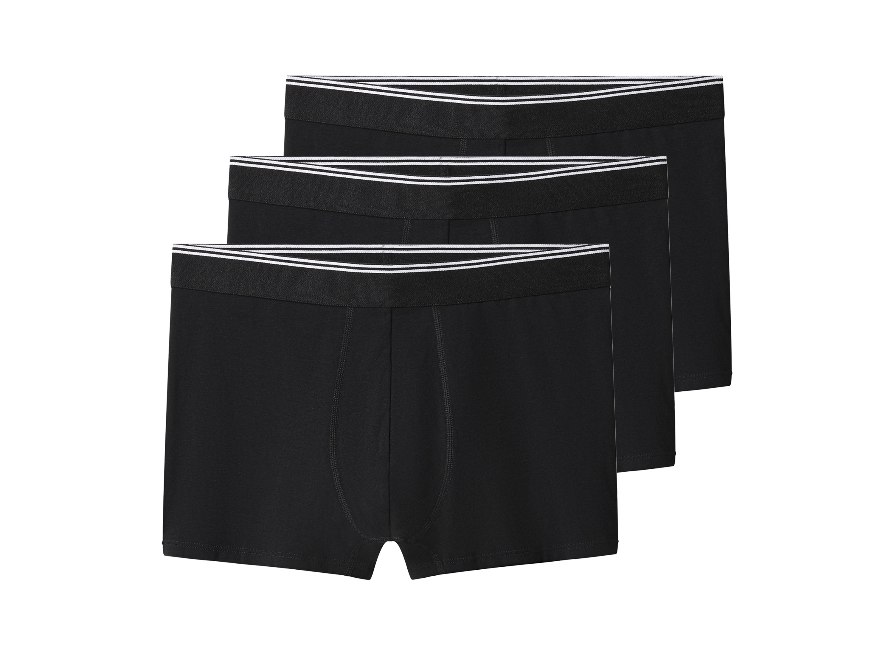 esmara Men Set van 3 heren boxers (Zwart, XL)