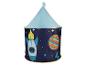 Kinderspeeltent met ruimtethema, met raketten en planeten