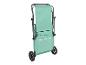 Opvouwbare mintgroene strandtrolley met wielen