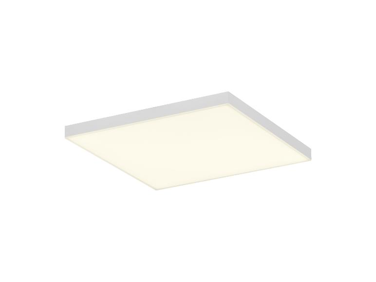 Vierkant LED-plafondpaneel met wit frame