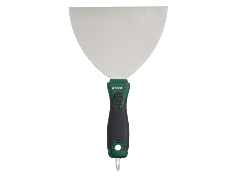 PARKSIDE plamuurmes met metalen blad en groen handvat