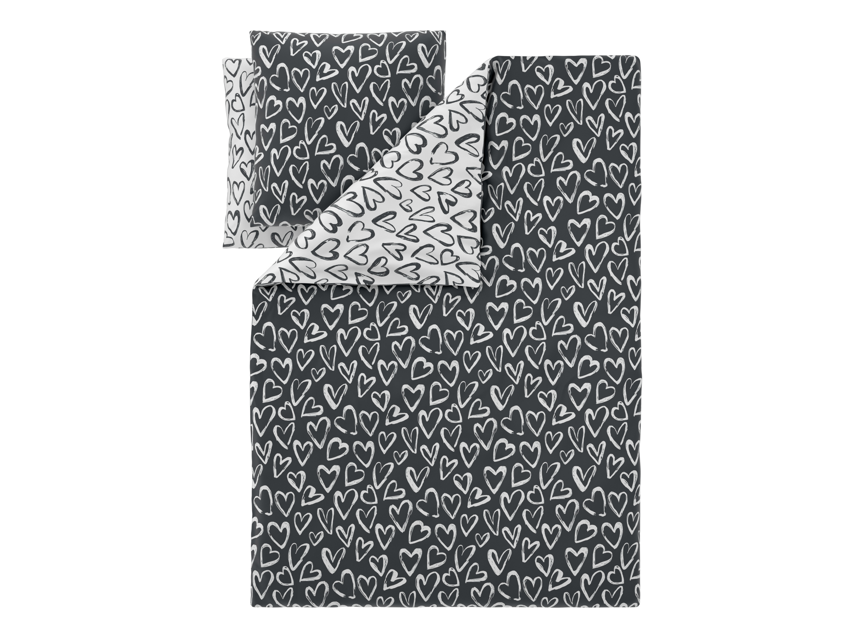 LIVARNO Renforcé dekbedovertrek 200 x 200 cm (Hartjes)