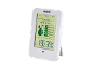 Witte digitale kamerthermometer en hygrometer met LCD-scherm