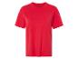 Rood dames t-shirt met korte mouwen.