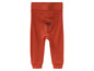 Oranje broek met beerprint voor baby's.