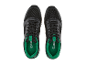 Zwarte Parkside sneakers met groene accenten.