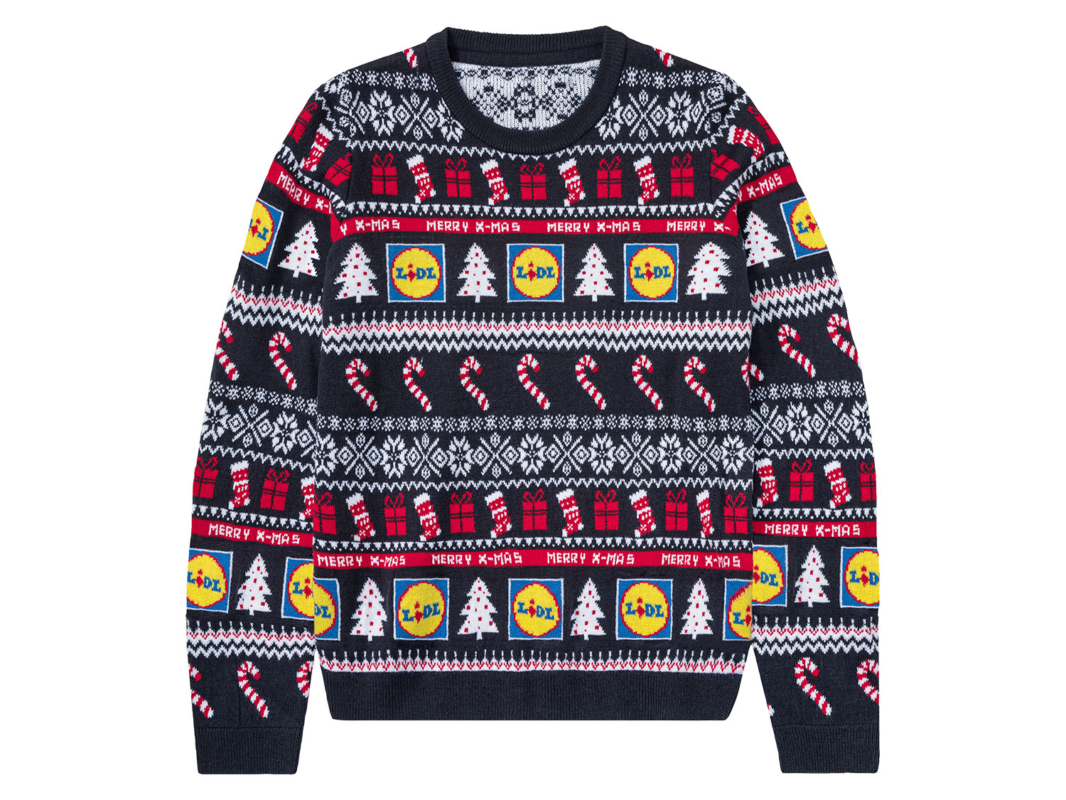 PEPPERTS! Kinderen Lidl trui met kerstpatroon (134/140)
