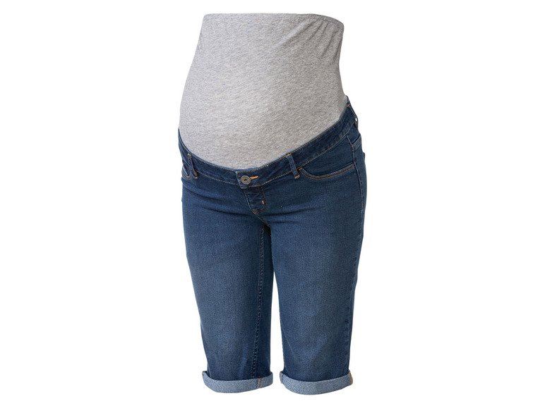 Ga naar volledige schermweergave: esmara® Dames zwangerschaps jeansshorts - afbeelding 2