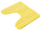 Gele badmat met antislip strips.