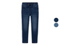Donkerblauwe jeans met trekkoord