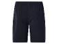 Donkerblauwe shorts met elastische taille en achterzak.