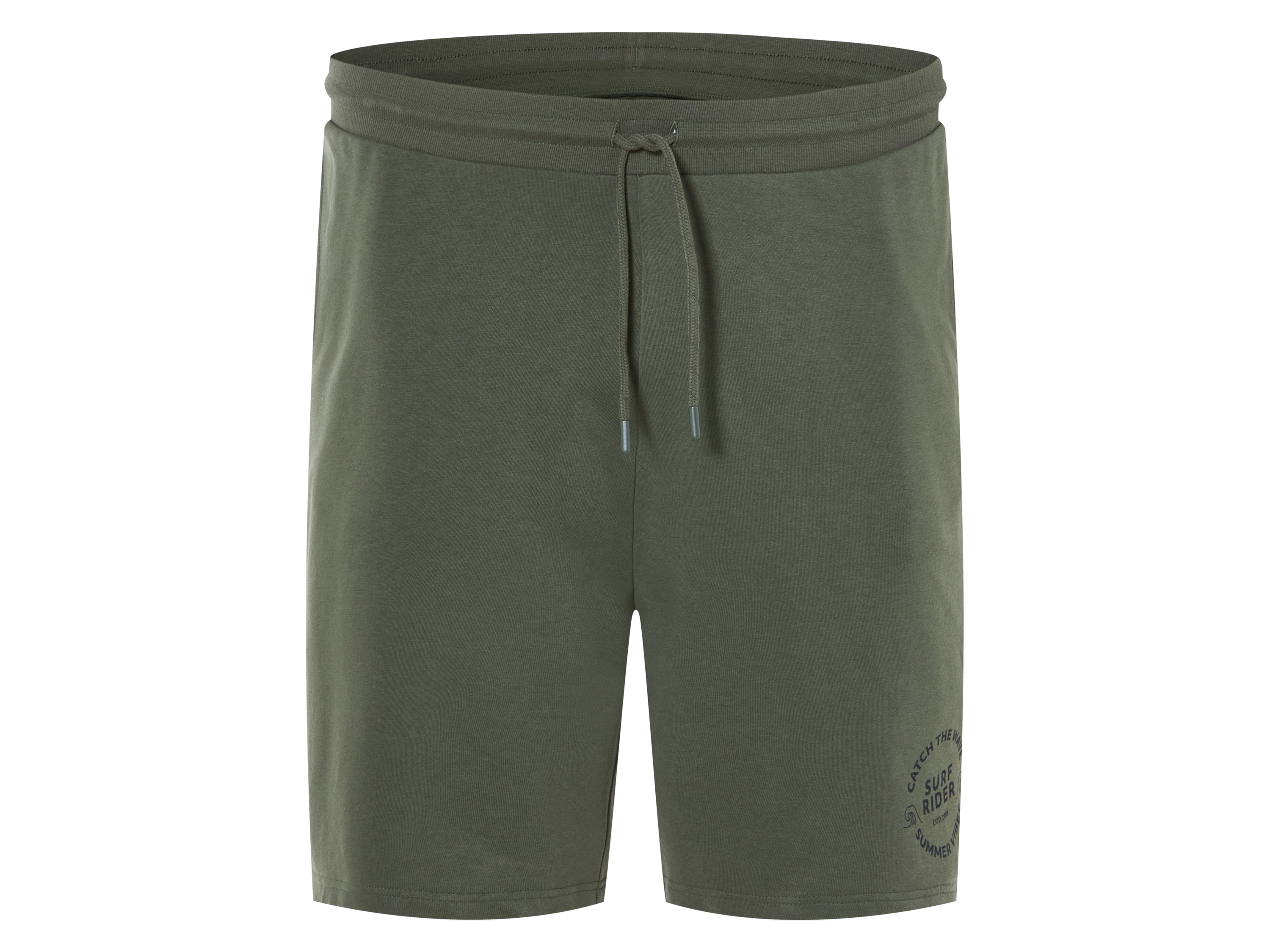 LIVERGY Korte heren broek - Plus size (Donkergroen, XXL)