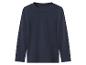 Donkerblauw T-shirt met lange mouwen voor kinderen
