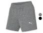 Puma shorts in grijs melange, verkrijgbaar in grijs en zwart.