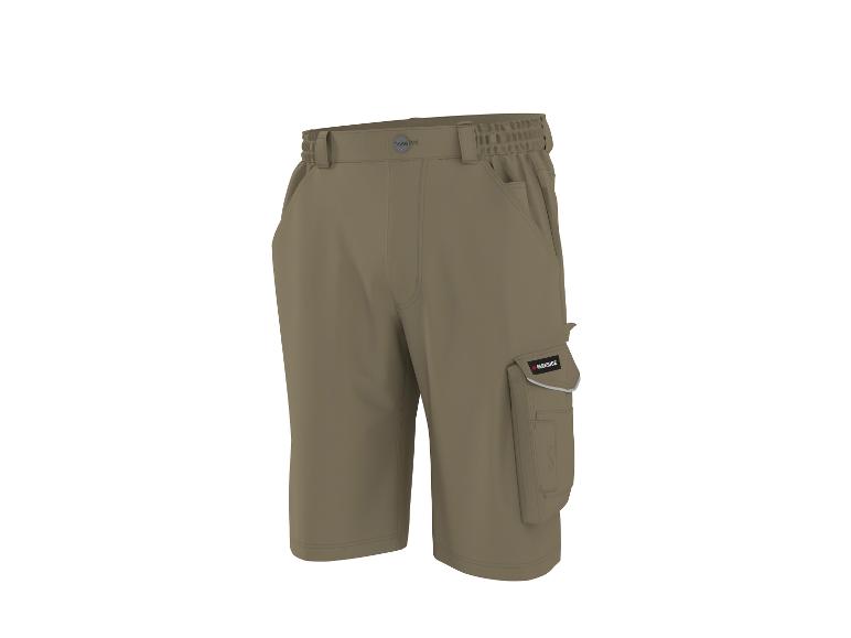 PARKSIDE beige cargoshorts met elastische tailleband en zijzakken