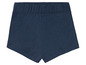 Donkerblauwe katoenen boxershorts.
