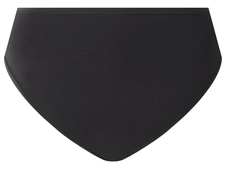 Zwart bikinibroekje met hoge taille