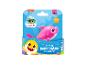 Pinkfong Baby Shark zwemspeelgoed, watergeactiveerd, met een roze haai en een gele haai die zwemmen.