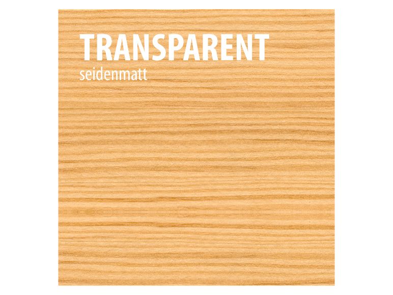 Staal van licht hout, transparante zijdematte afwerking.