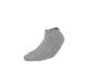 Effen grijze korte sok